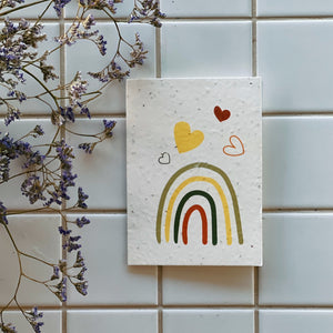 Seeded Gift Card- Rainbow Design